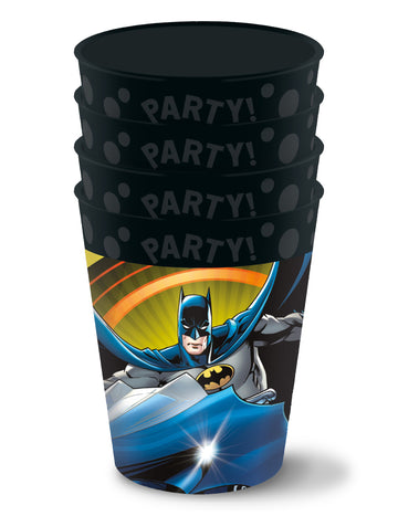 4 Batman™ skodelice za večkratno uporabo 250 ml