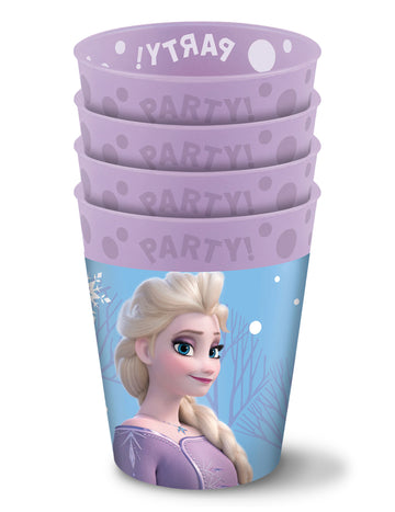 4 Gobelets réutilisables Frozen 250ml