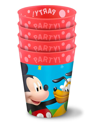 4 Gobelets réutilisables Mickey250ml