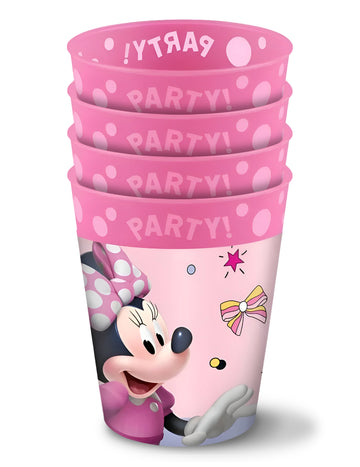 4 Gobelets réutilisables Minnie 250ml