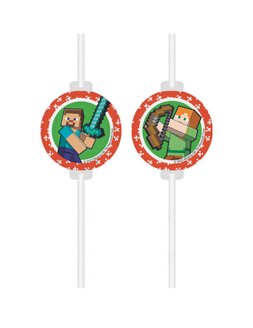 4 Minecraft medaljon za pitje slamic