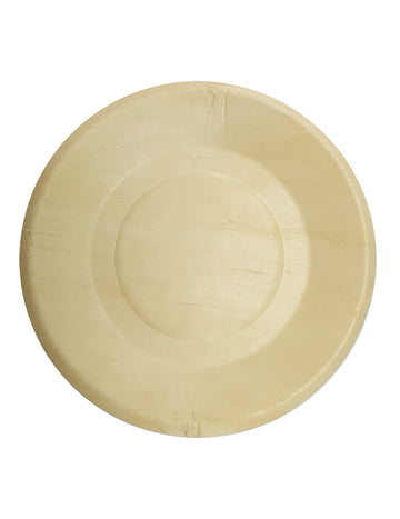 4 majhni leseni krožniki 19 cm ekološko