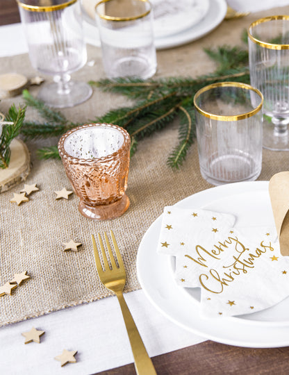 4 svečniki iz rožnatega zlata 8 cm poročna dekoracija