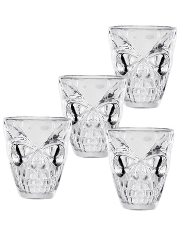 4 posneta kozarca za lobanje 50 ml