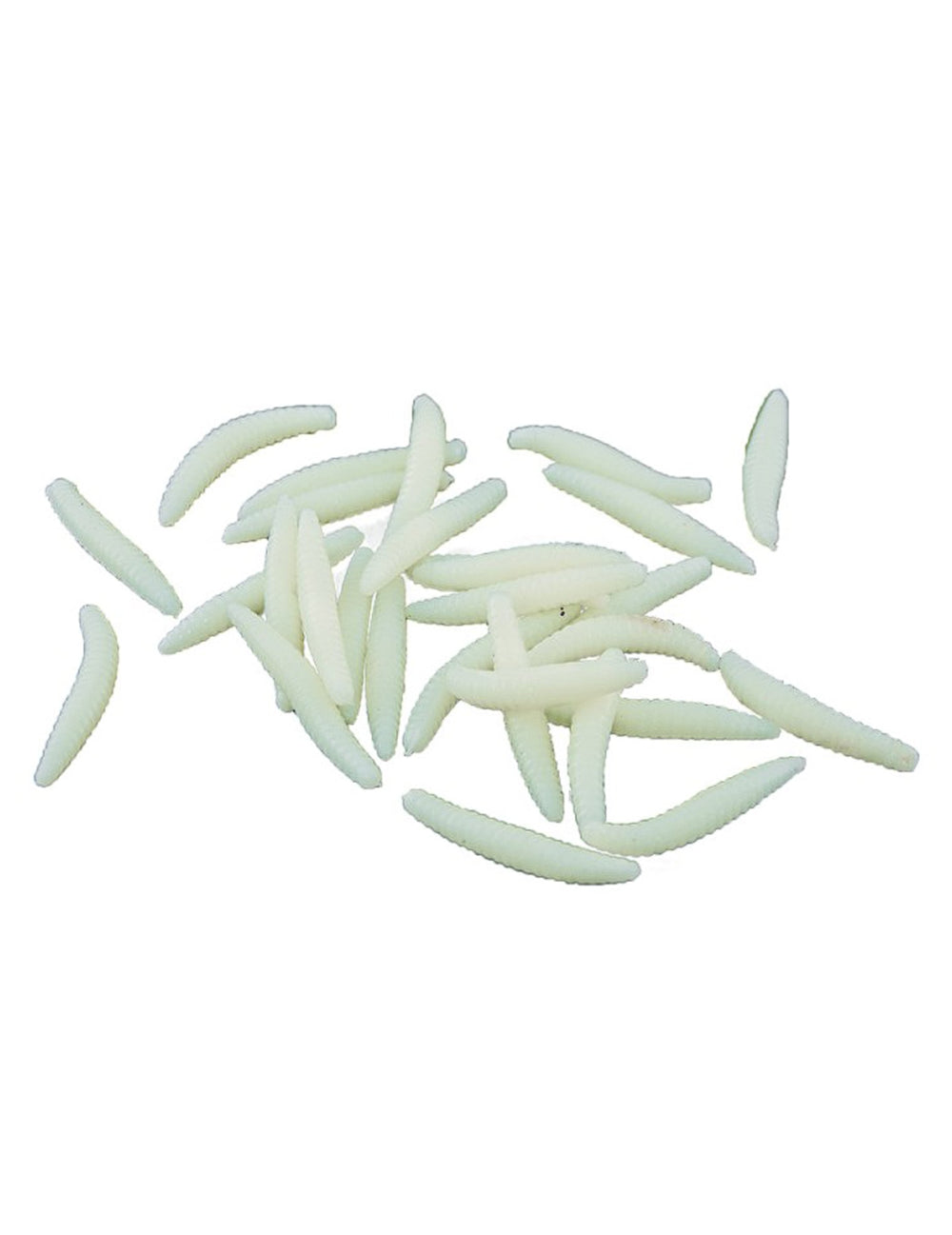 Lot de 40 asticots d'Halloween pour décoration blancs