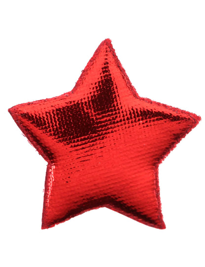 40 étoiles à parsemer rouges 2,5 x 2,5 cm
