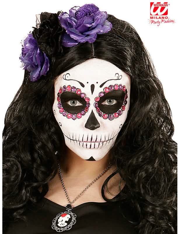 Nalepke za obraz z 40 kamenčki Dia de los muertos