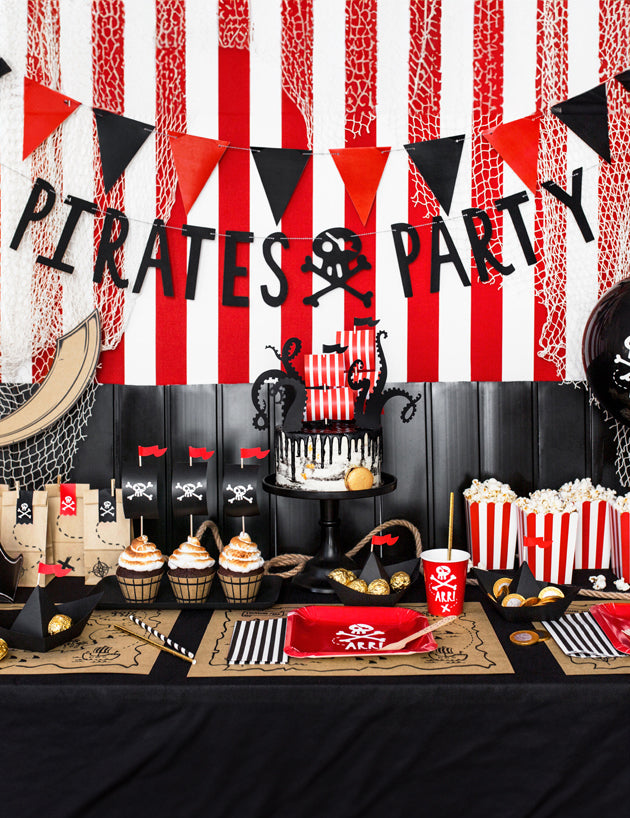 5 torte Toppers Pirate Praznovanje 13,5 - 21,5 cm