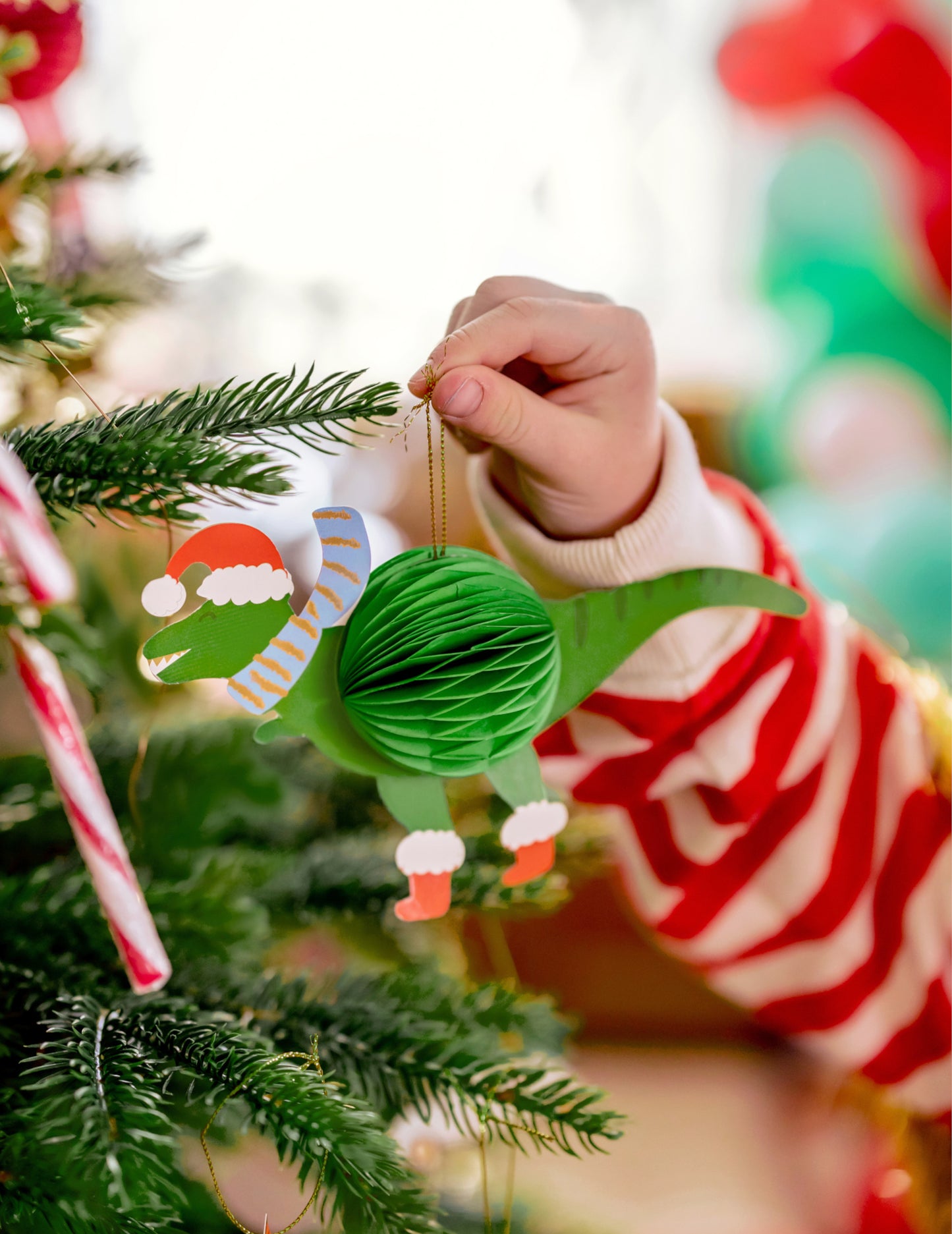 5 papirnatih okraskov za božično drevo za obešanje