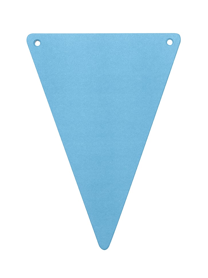 5 turkiznih DIY zastavic iz kartona 21 x 15 cm 