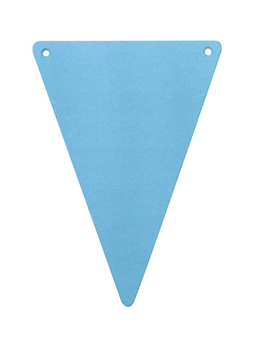 5 turkiznih DIY zastavic iz kartona 21 x 15 cm 