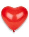 50 ballons coeurs rouges