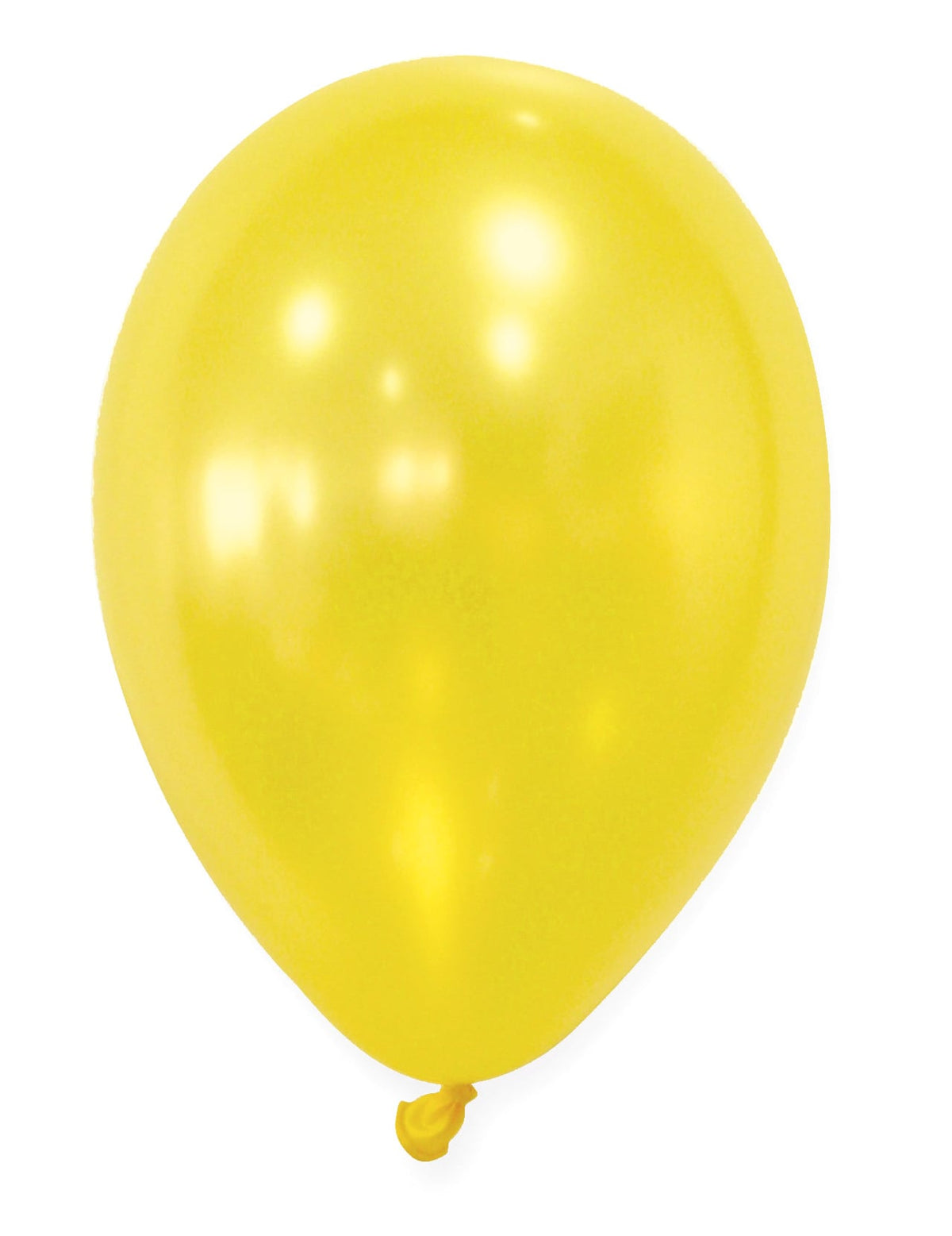 Ballons métallisés jaunes