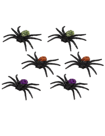 6 pajkov z bleščicami v plastiki 7,5 x 5,5 x 1,3 cm