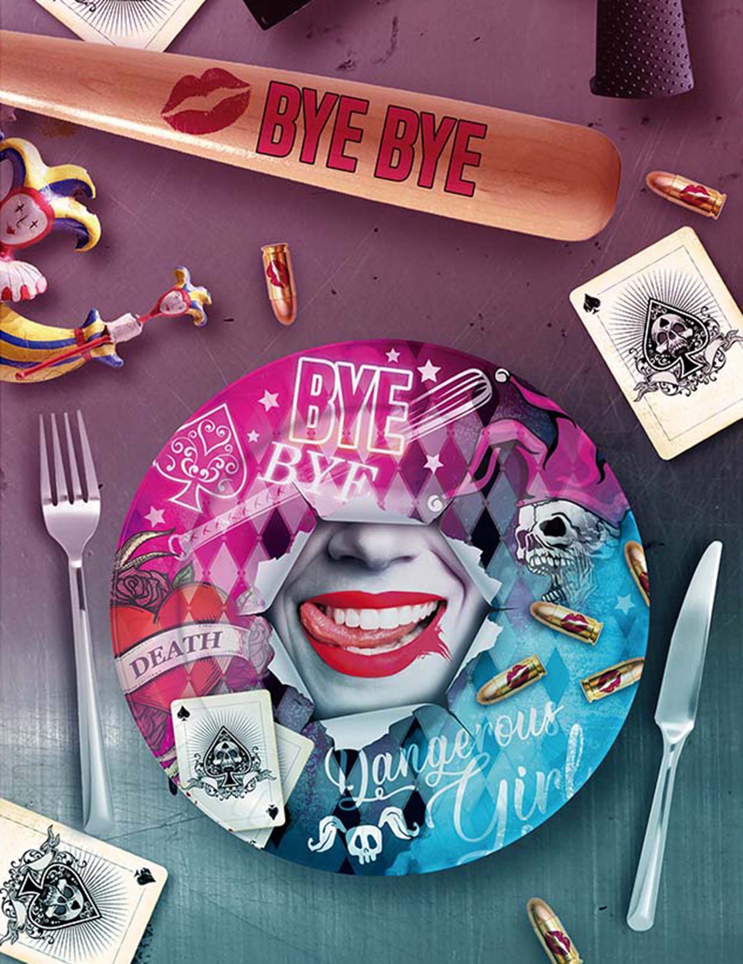 6 nevarnih deklicnih plošč 23 cm