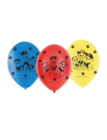 6 lateks balonov Tačke na patrulji™ 23 cm 