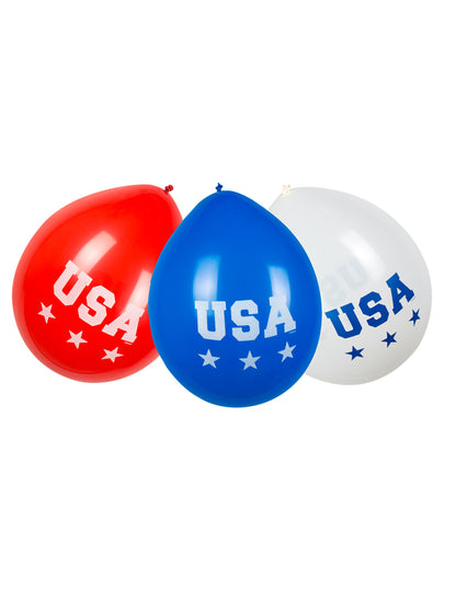 6 balonov ZDA 25 cm
