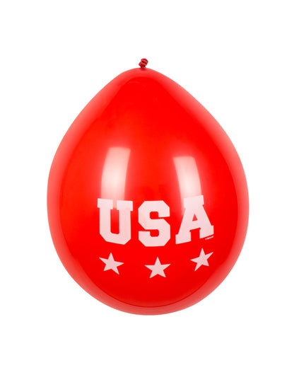6 balonov ZDA 25 cm