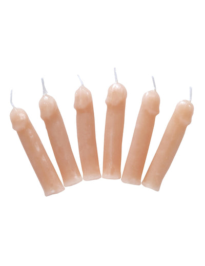 Bougies zizi pour adulte couleur chair