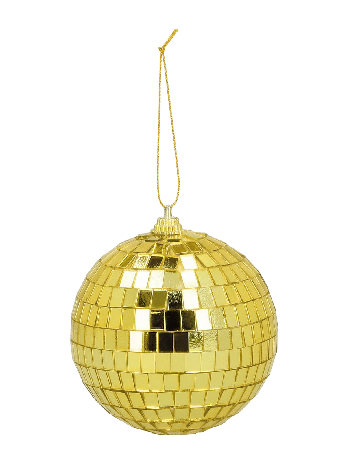 Boule disco pour fête dorée lot de 6