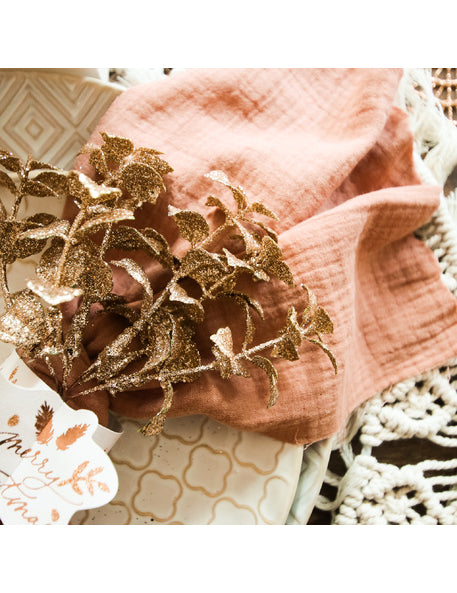 6 vejic evkaliptusa z bakrenimi bleščicami 17 cm 