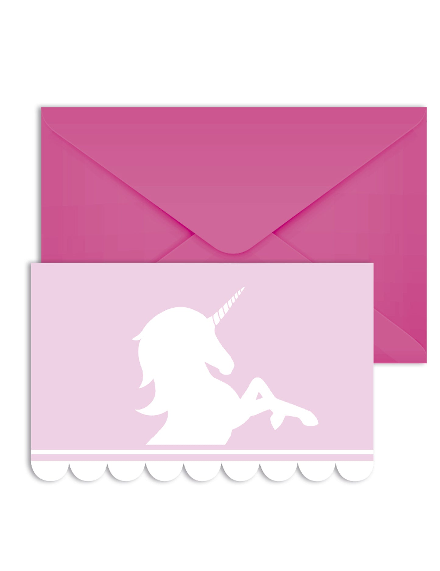 6 pastelnih vabil z motivom samoroga in kuvertami, 14 x 9 cm za rojstni dan