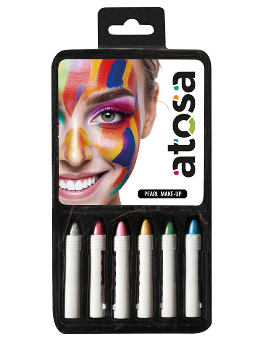 Crayons de maquillage nacrés pour adulte lot de 6 couleurs multicolores