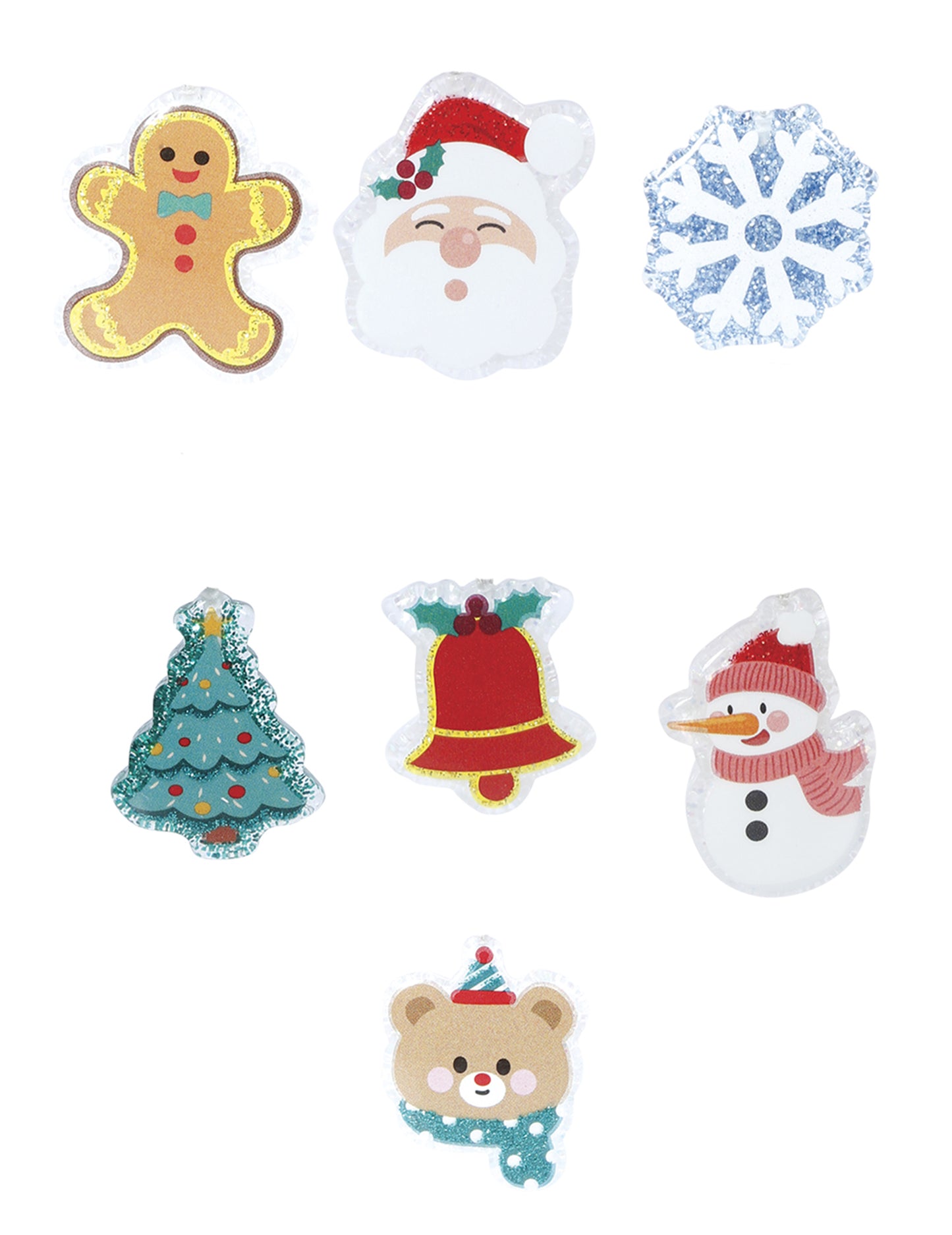 6 božičnih gumic za lase