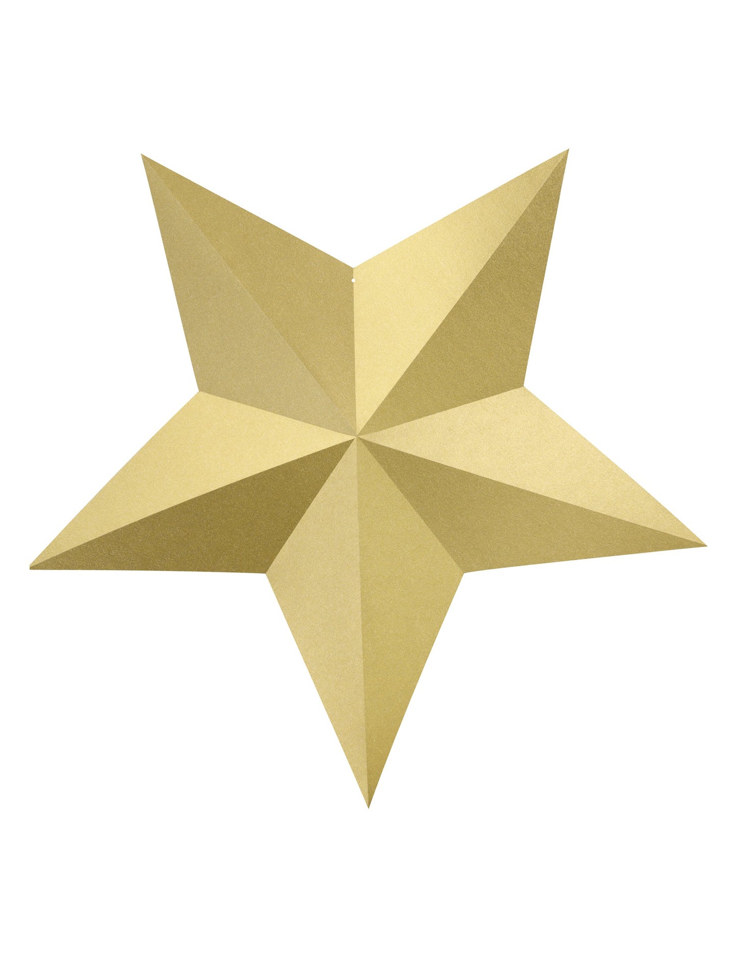 6 zvezdic za obešanje 3d zlati božič