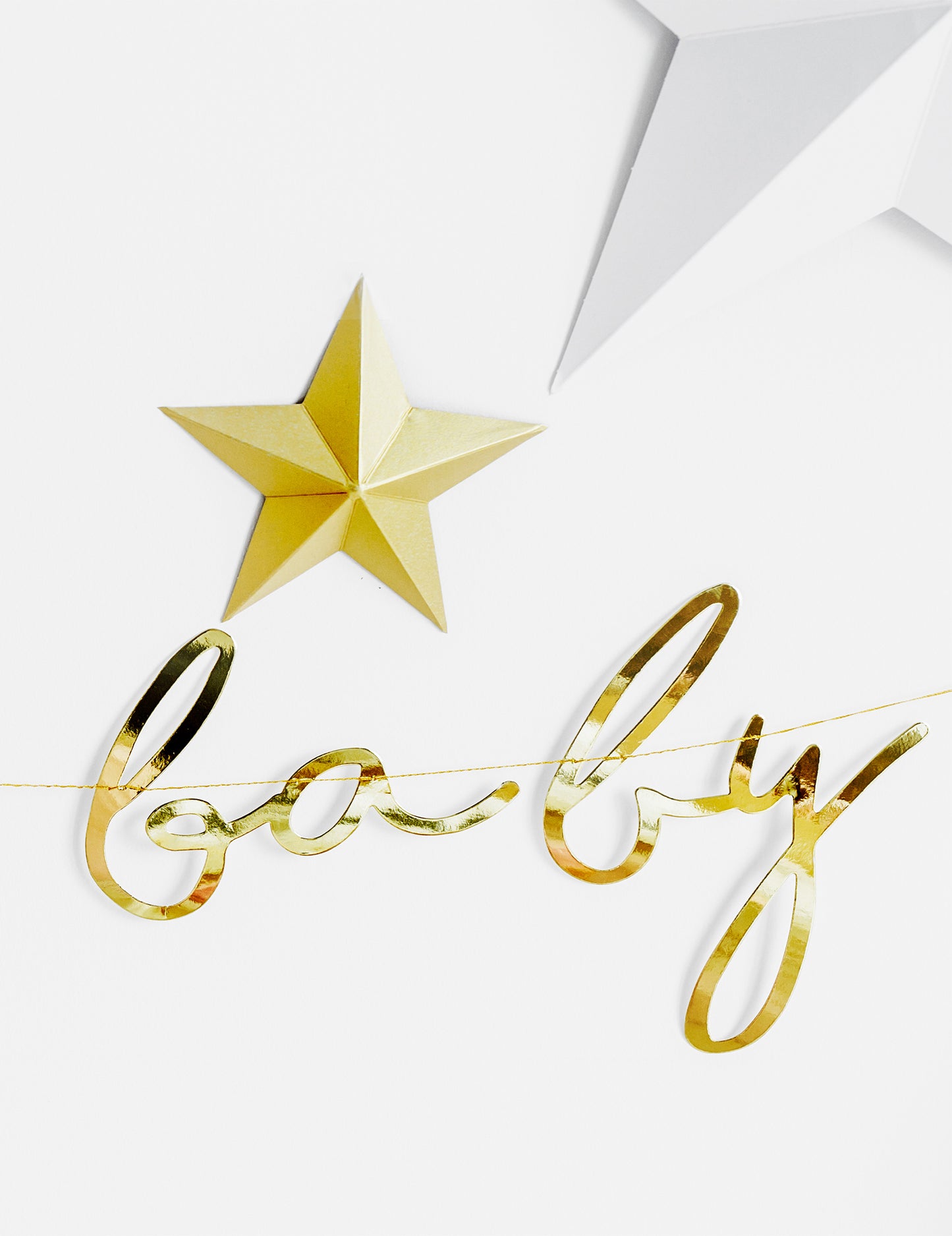 6 zvezdic za obešanje 3d zlati božič