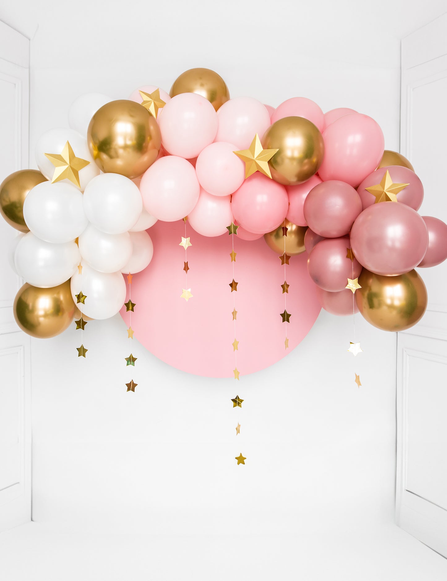 6 zvezdic za obešanje 3d zlati božič