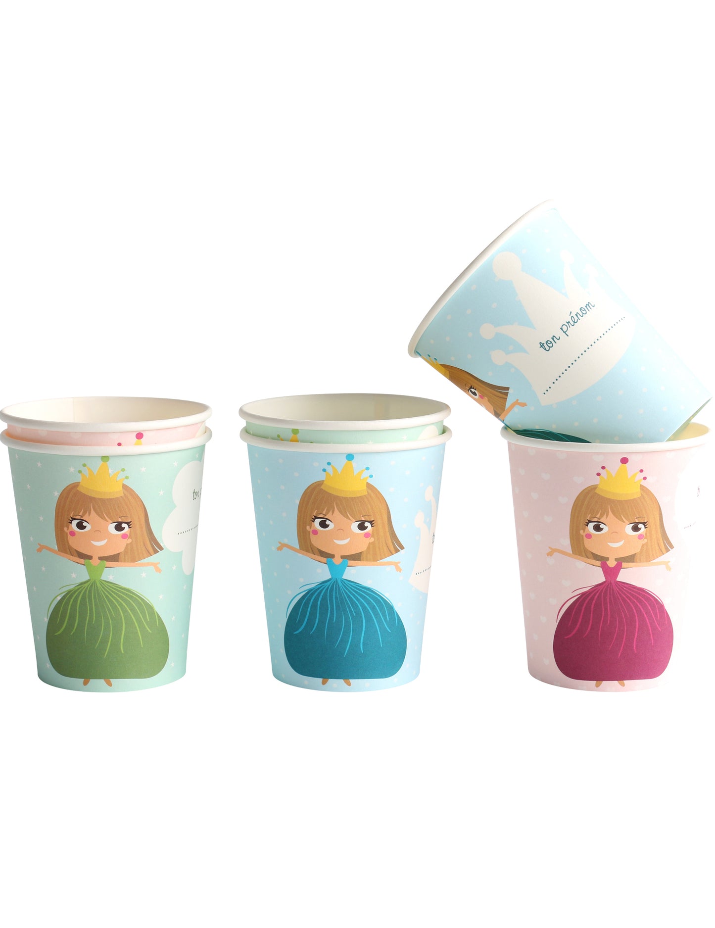 6 Princess kartonskih skodelic 25 Cl