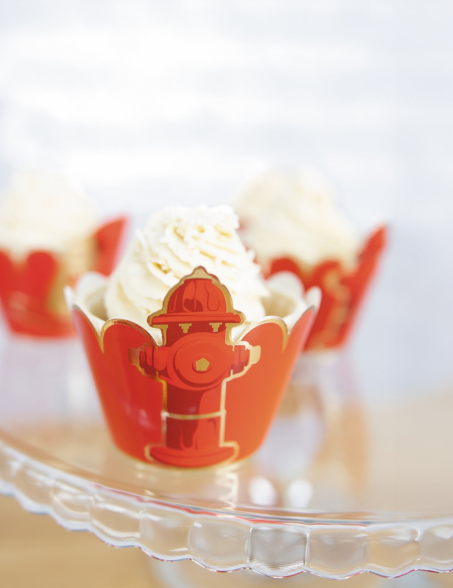 6 Cupcake Cupcake Moldings Fireman