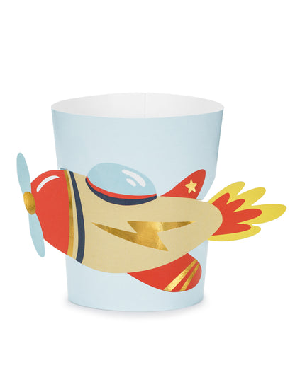 6 papirnatih letalskih tulcev za okrasitev rojstnega dne