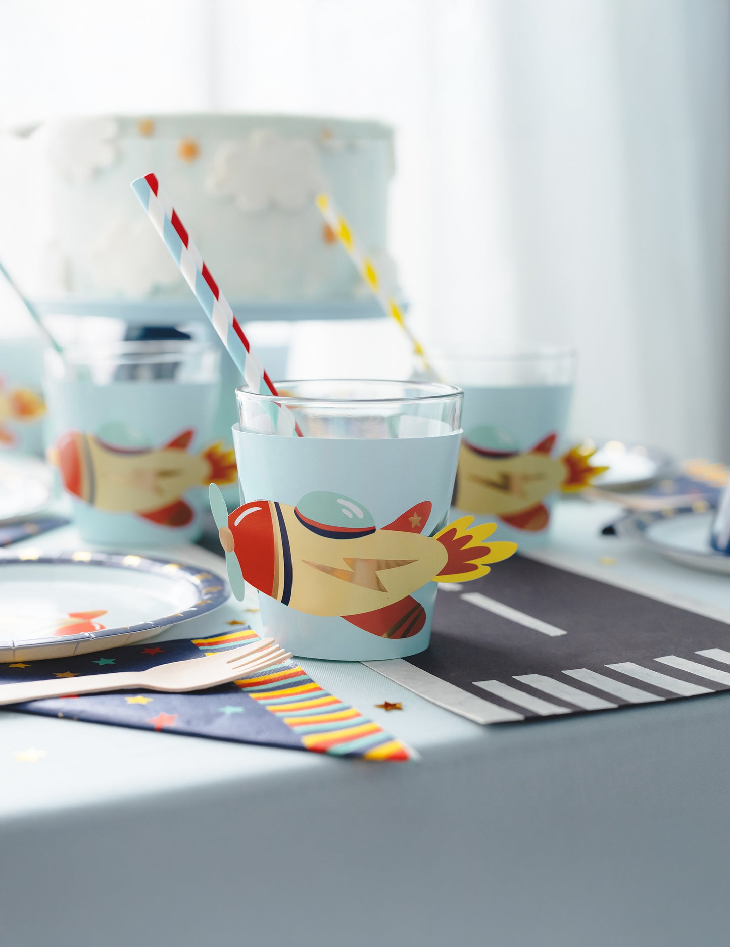 6 papirnatih letalskih tulcev za okrasitev rojstnega dne