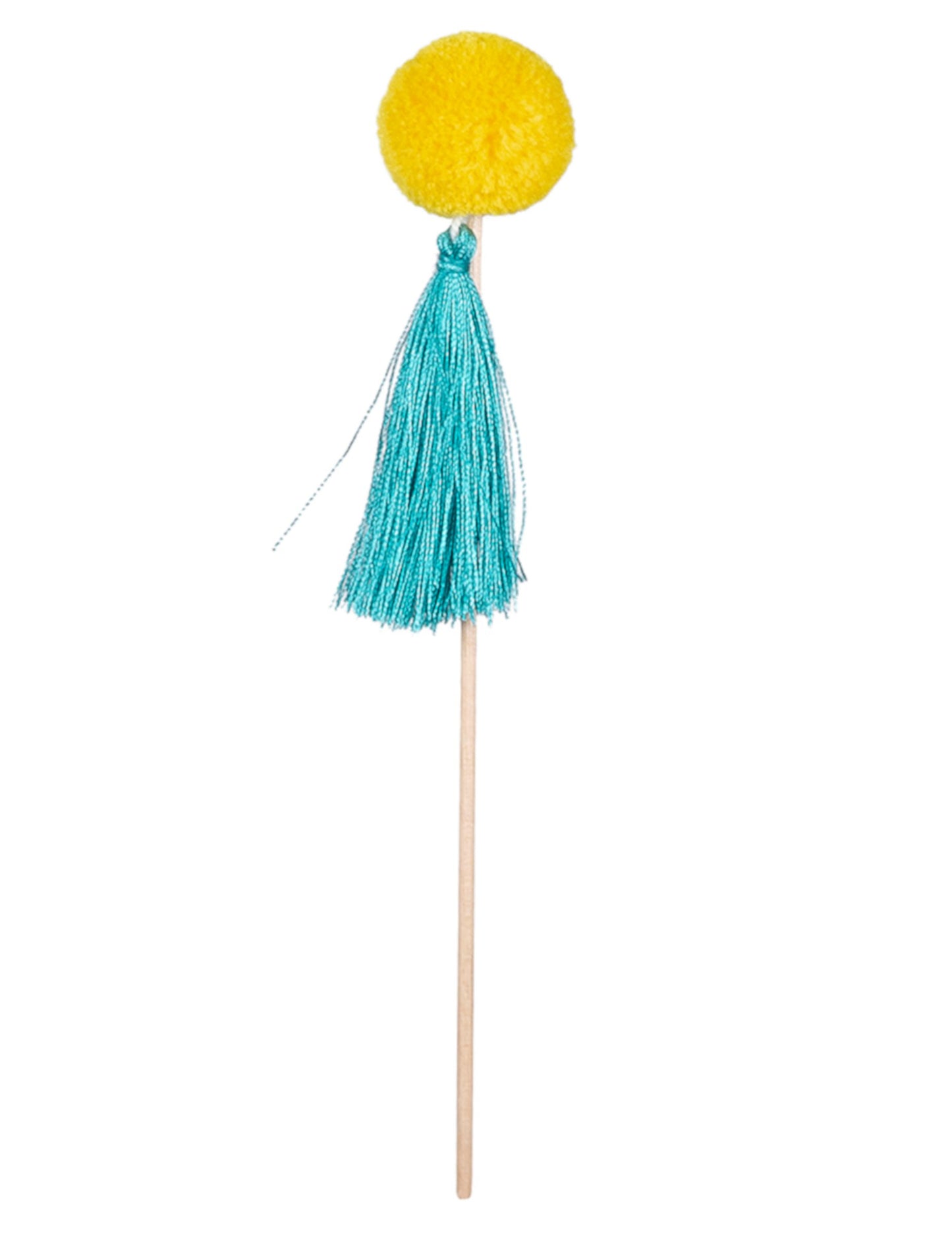 6 lesenih črpalk barvito leseno 16 cm