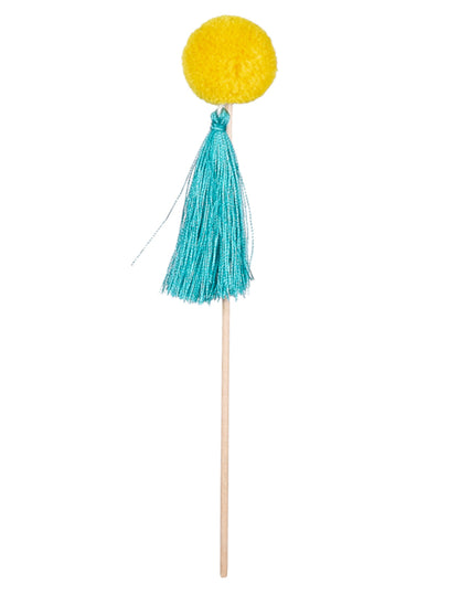 6 lesenih črpalk barvito leseno 16 cm