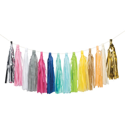 6 sivih resastih pomponov 