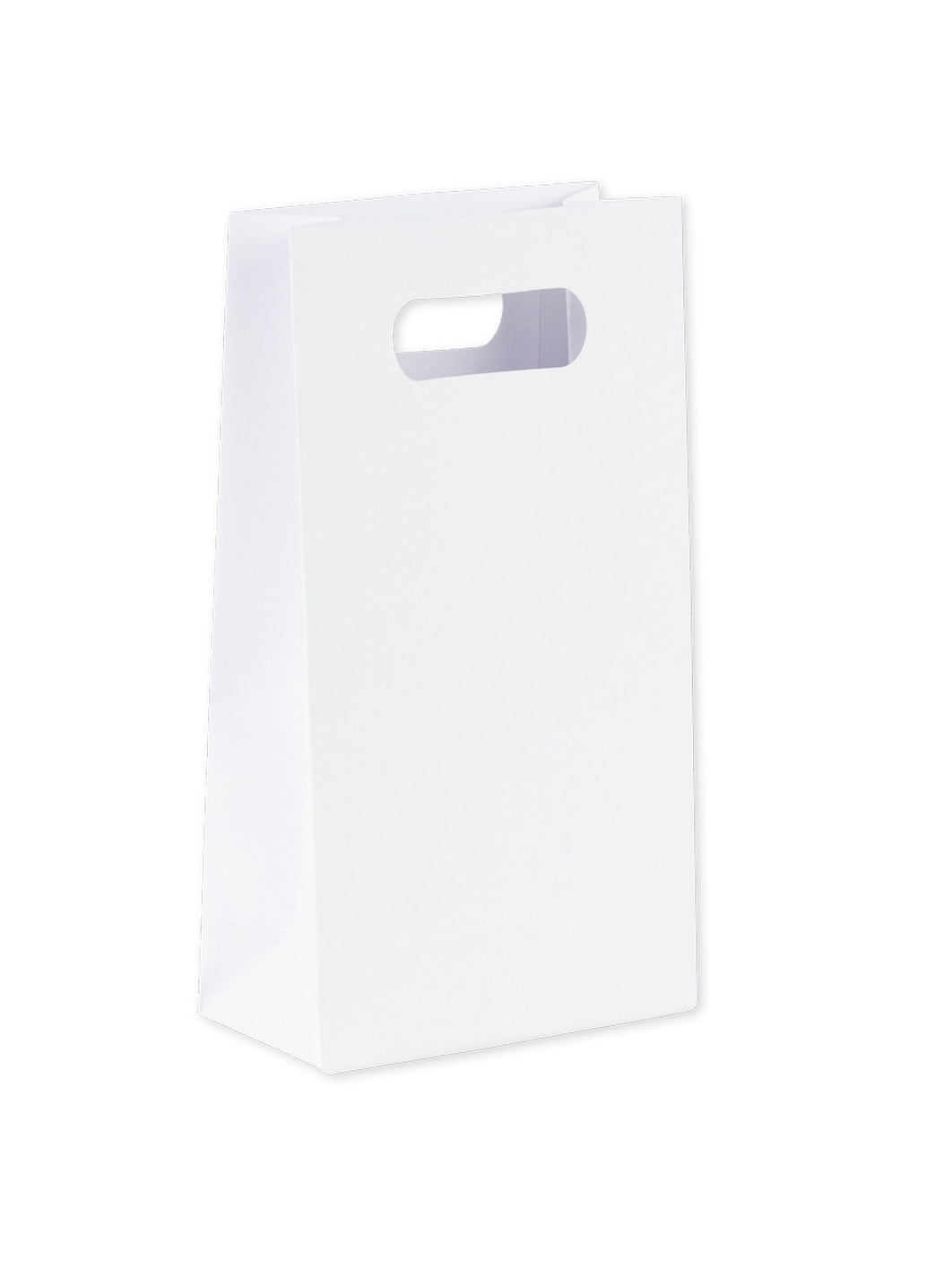 6 belih papirnatih vrečk 10 x 18 x 5 cm za poroko