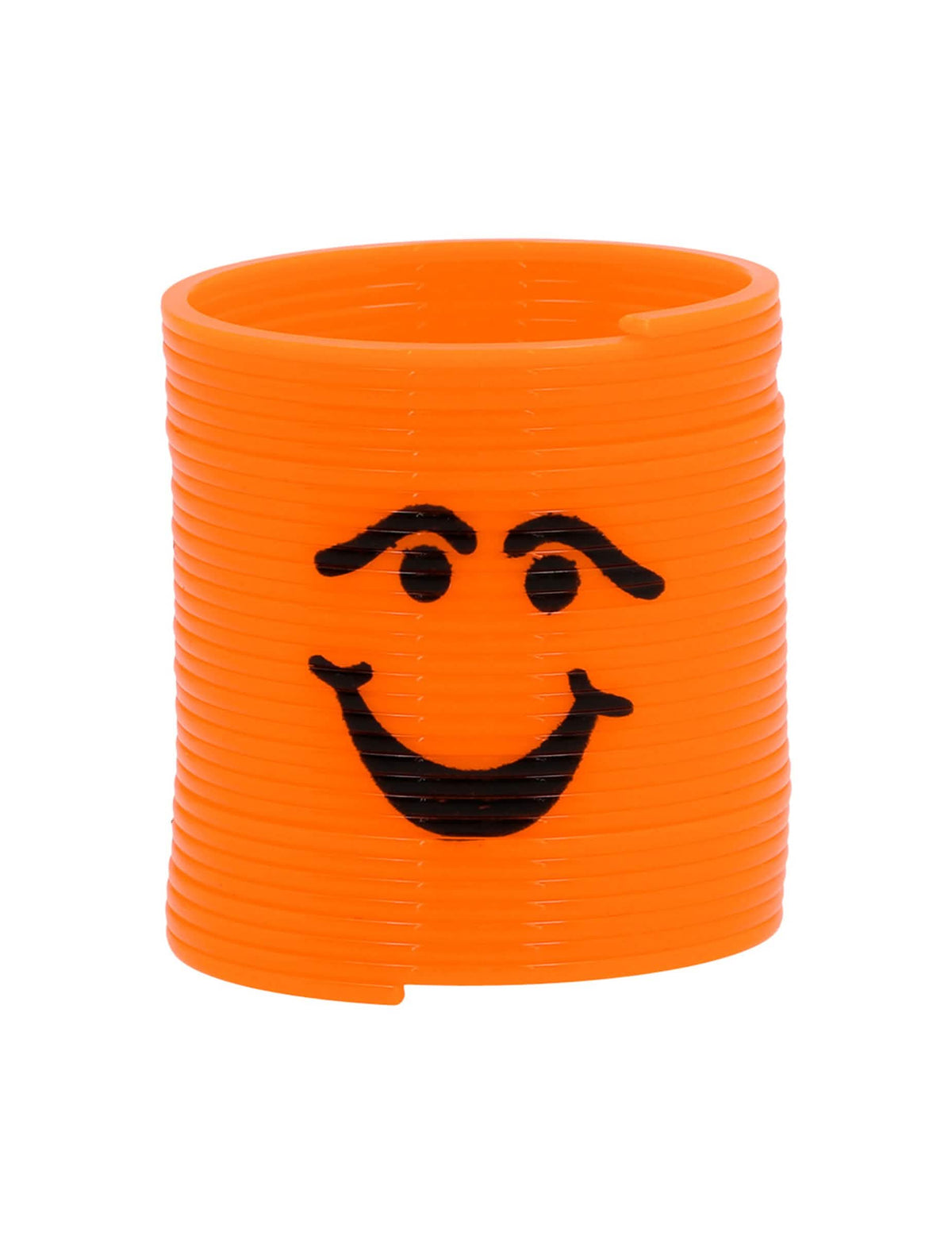 Poudarek na oranžni vzmeti z velikim nasmehom Slinkies Smileys