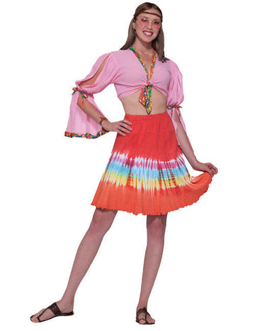 60. 70. leta Hipi Batik krilo rdeče-pisano 