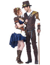 Steampunk retro-futuristični kostum za pare za odrasle