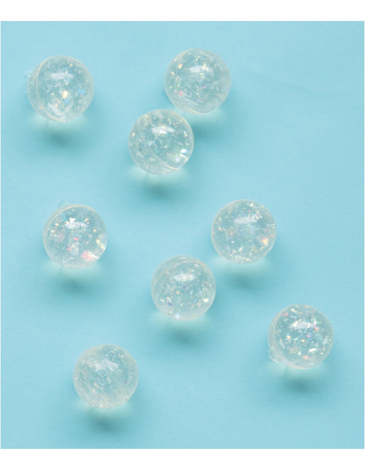 8 dodatkov za piñato iridescentne odbijajoče žogice z mehurčkastim učinkom 