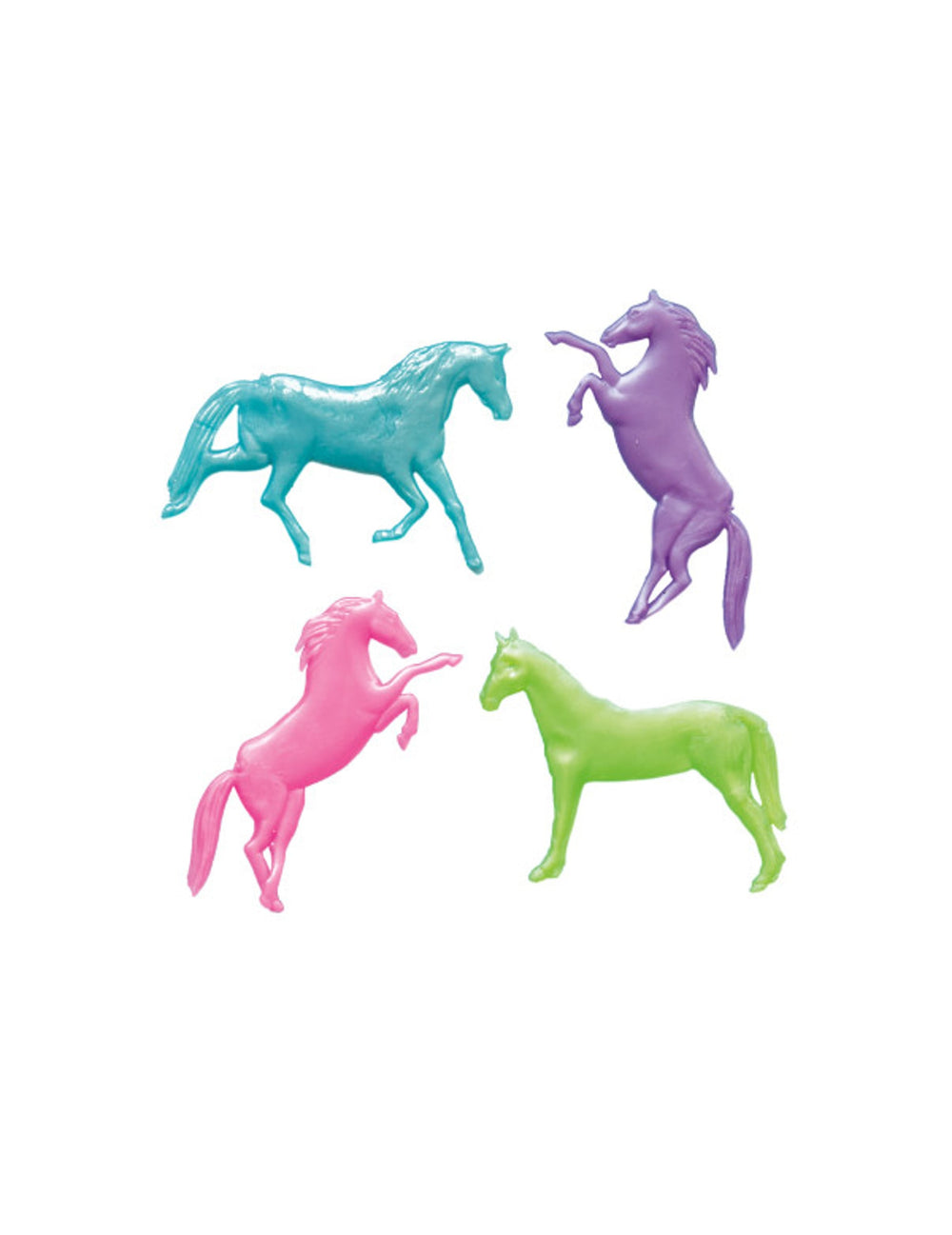 Accessoires piñata chevaux extensibles pour enfant multicolores