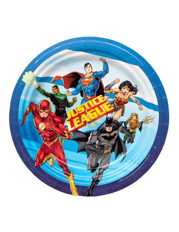 8 kartonskih plošč Justice League 23 cm