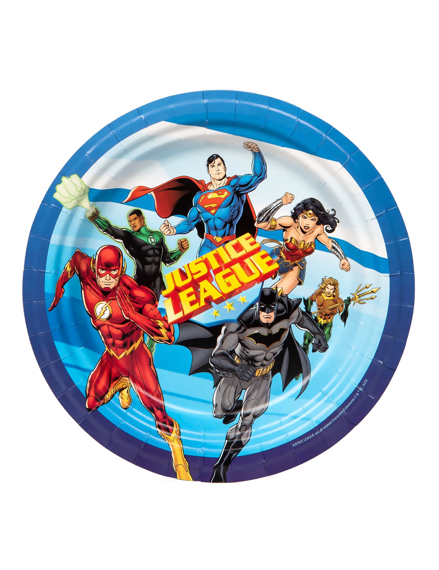 8 kartonskih plošč Justice League 23 cm