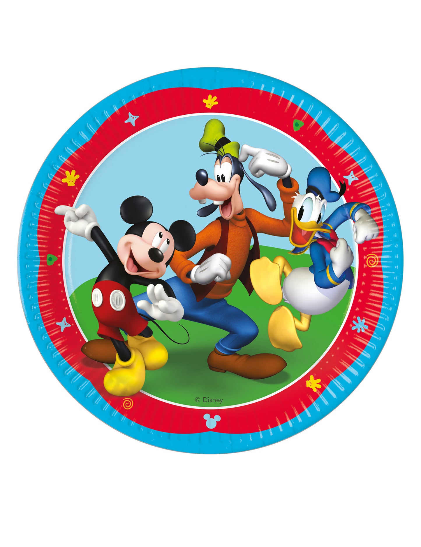 8 kartonskih plošč Mickey Mouse 23 cm