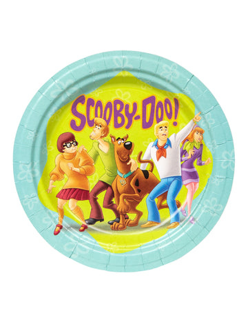 8 kartonskih plošč Scooby-Doo 23 cm