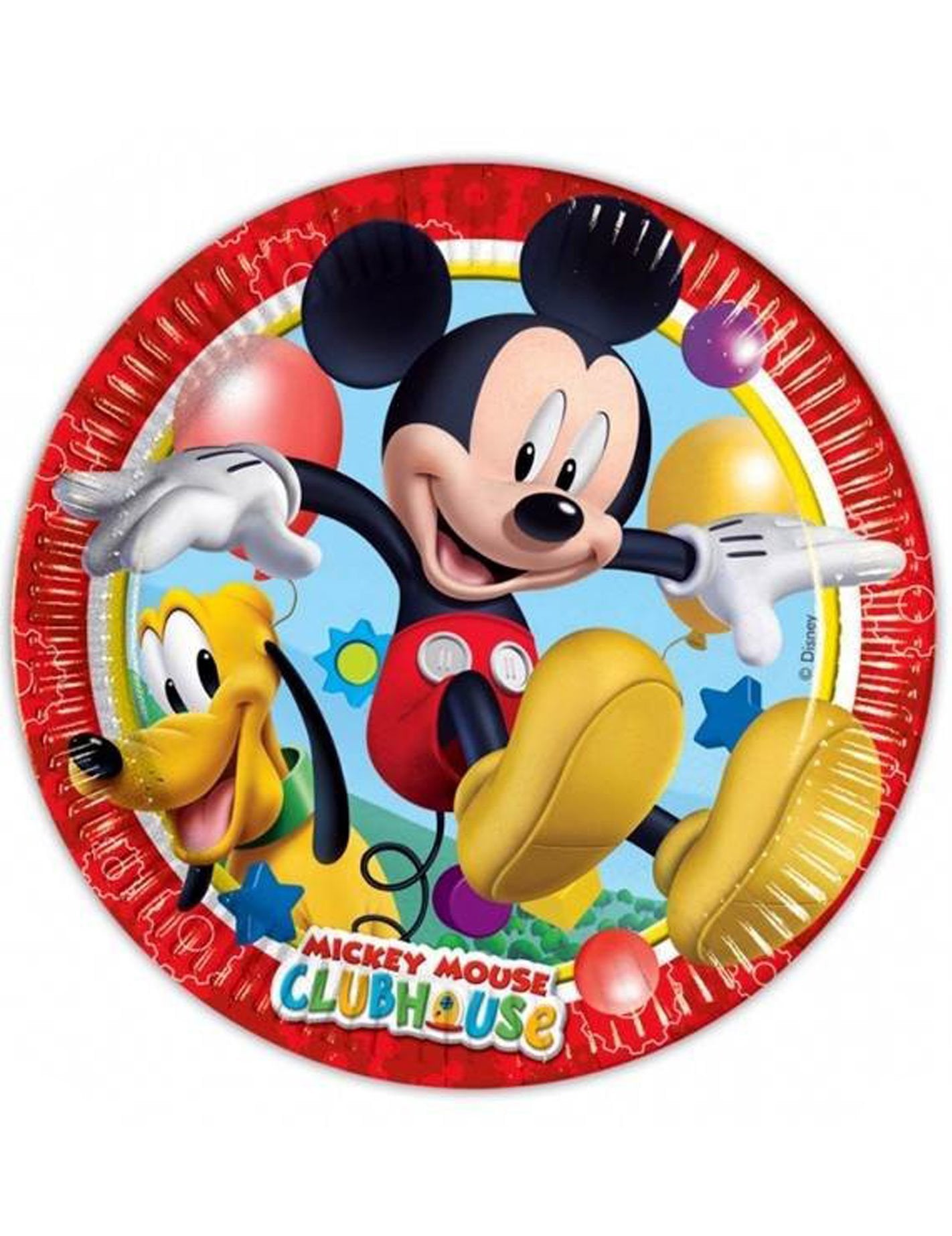 8 kartonastih krožnikov Mickey Mouse™ 23 cm 