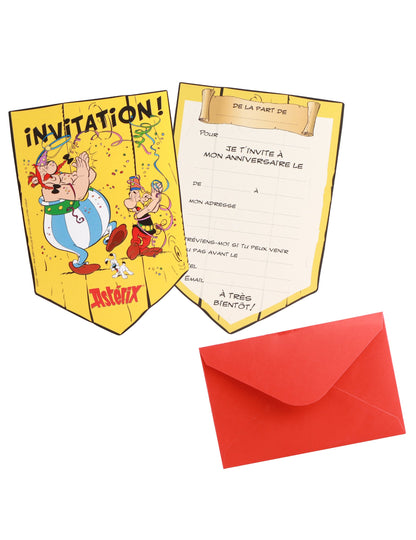 8 vabilnih kartic Asterix